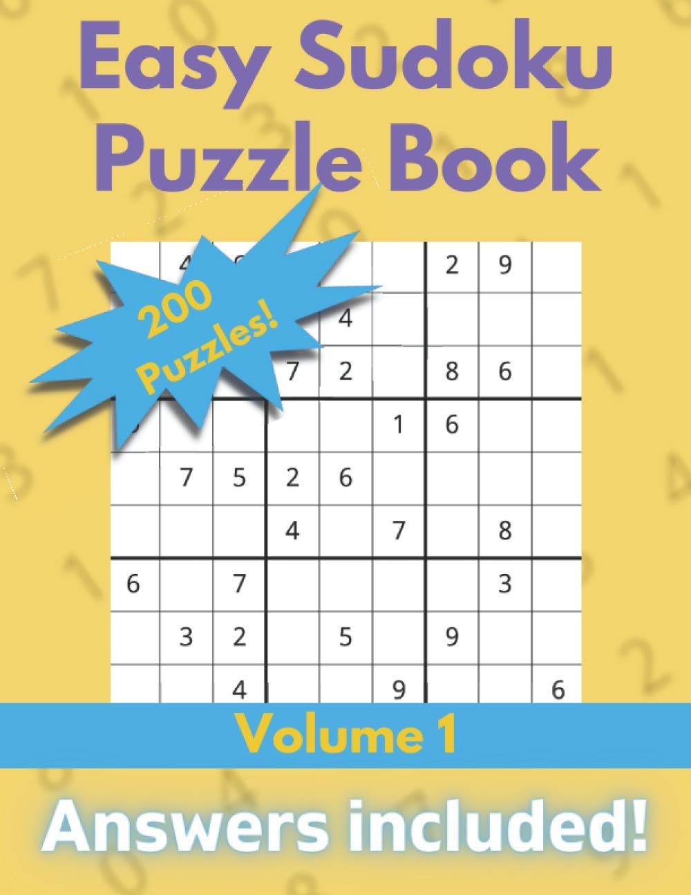 Easy Sudoku Puzzle Book: 200 Sudoku Games with Answers | Gift for Adults or Kids | Volume 1 (OurPuzzle Large Print Easy Sudoku) baixar livro de graça