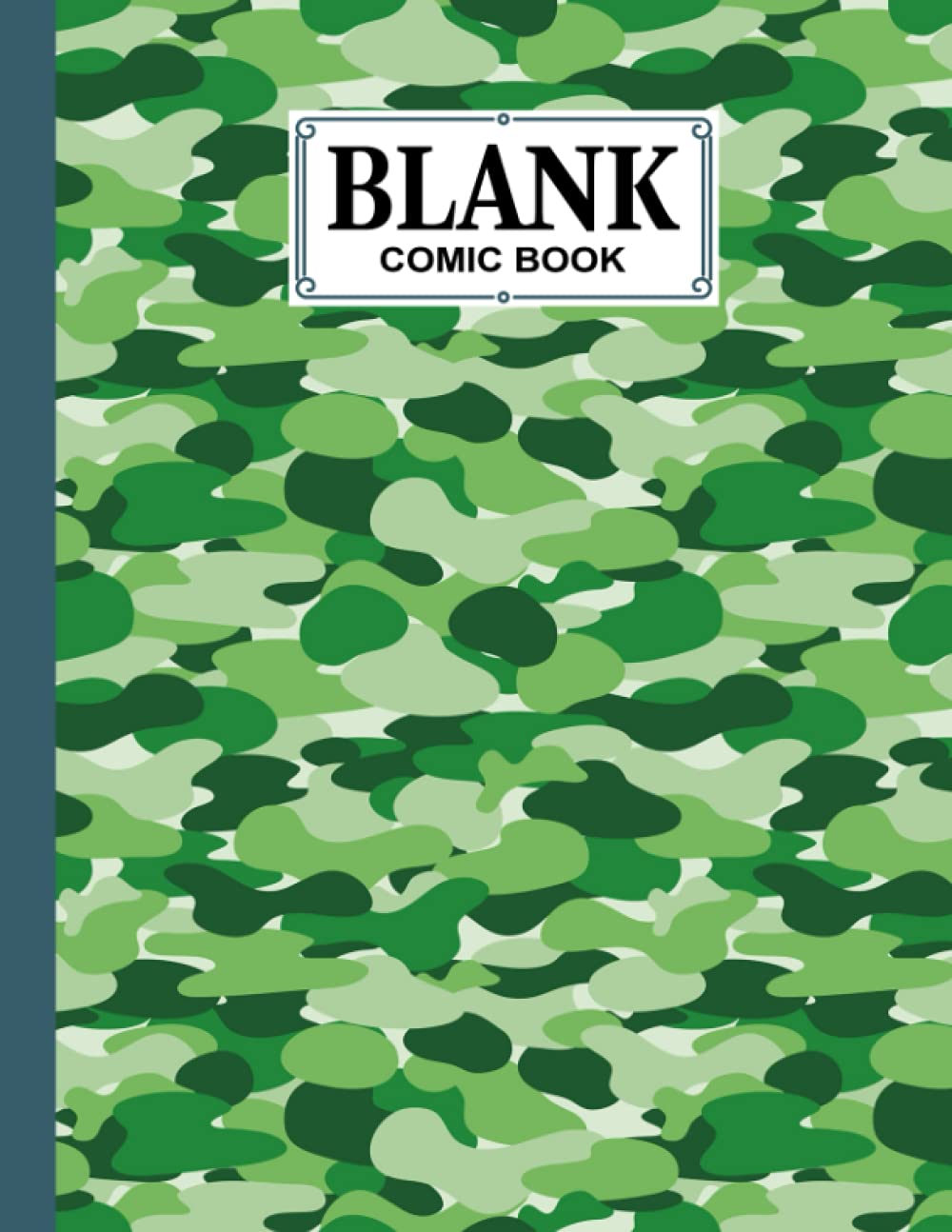 Blank Comic Book: Camouflage Cover, Draw Your Own Comics - 120 Pages of Fun and Unique Templates - A Large 8.5" x 11" Notebook by Martin Funke baixar o livro de graça