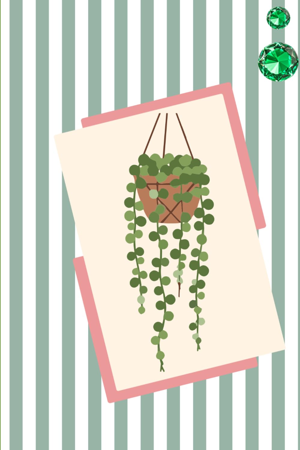ler totalmente String of Pearls: Elegant Hanging Plant Journal for Notes, Journaling, Planning, and Everyday Writing