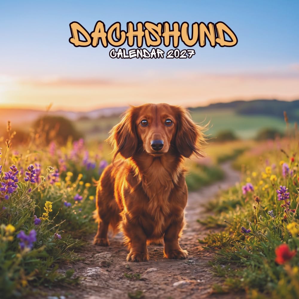 Dachshund 2027 Calendar: Long Body Little Dogs, Playful Portraits and Monthly Notes Space | 8.5 x 8.5 Inches baixar livro de graça
