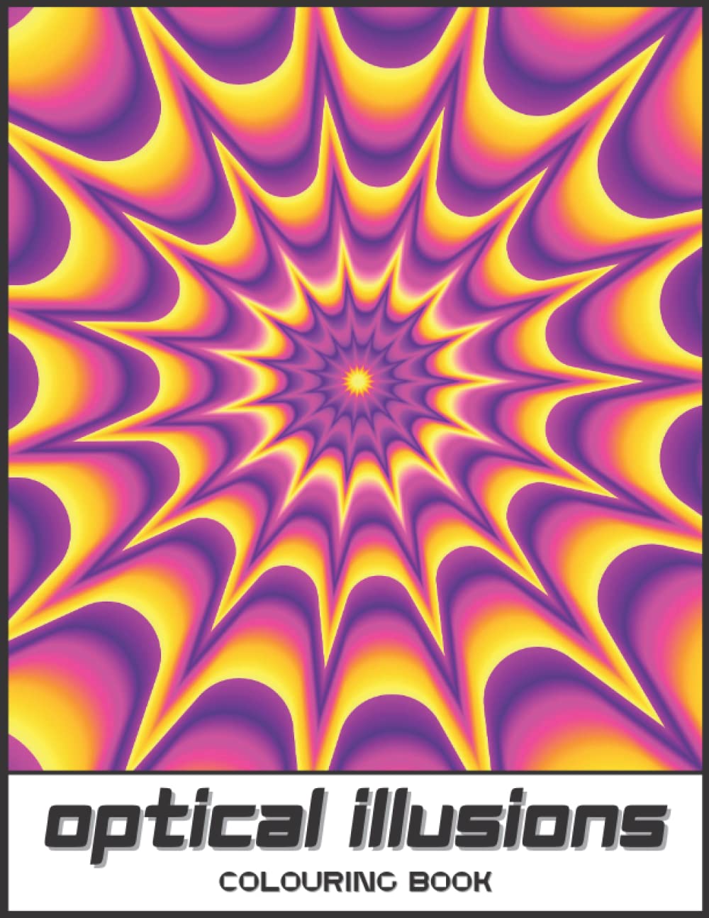 Optical Illusions Colouring Book: For Adults and Kids, Abstract Patterns, 3D-Swirls, Waves, optical illusions elements, zentangle ( Stress Relieving Coloring Books ) baixar livro de graça