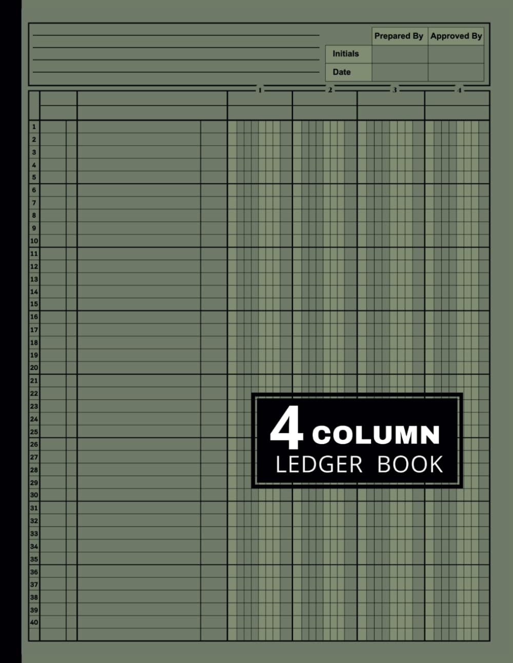 ler totalmente 4 Column Ledger Book: Accounting Ledger Book for Bookkeeping | Columnar Pad Journal Notebook | Four Column Ledger Book | Income and Expense Log Book for Small Business and Personal Finance