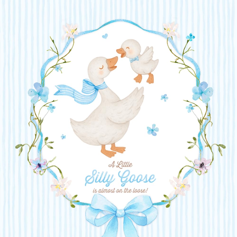 ler totalmente A Silly Goose Baby Shower Guest Book: Sign-In Keepsake With Wishes For Newborn, Advice For Parents & Gift Log | Blue for Boy