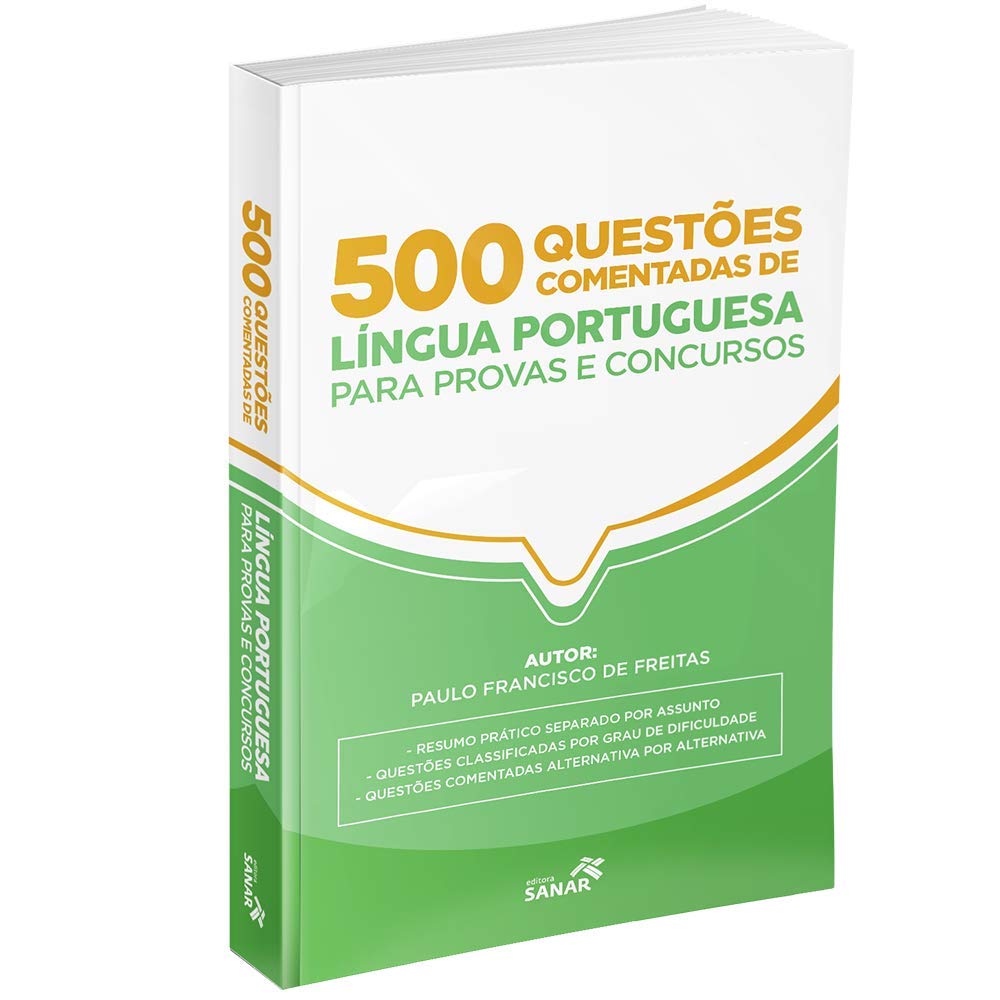 500 Questões Comentadas de Língua Portuguesa Para Provas e Concursos baixar livro de graça