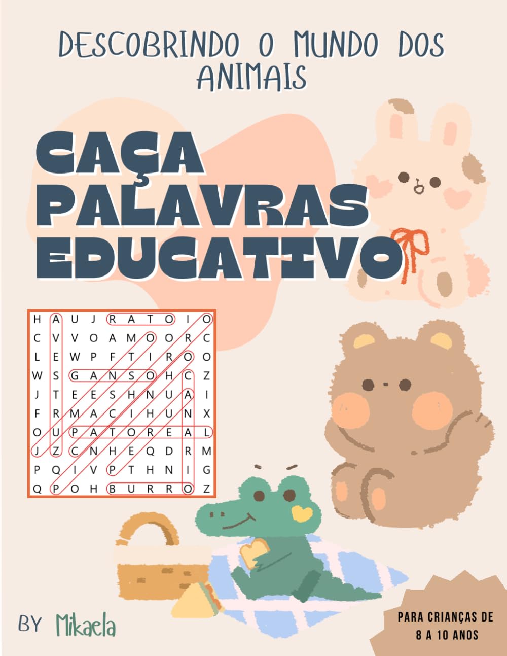 Descobrindo o Mundo dos Animais: Caça Palavras Educativos: Uma Aventura de Aprendizado e Diversão para Crianças Curiosas (Portuguese Edition) baixar o livro de graça