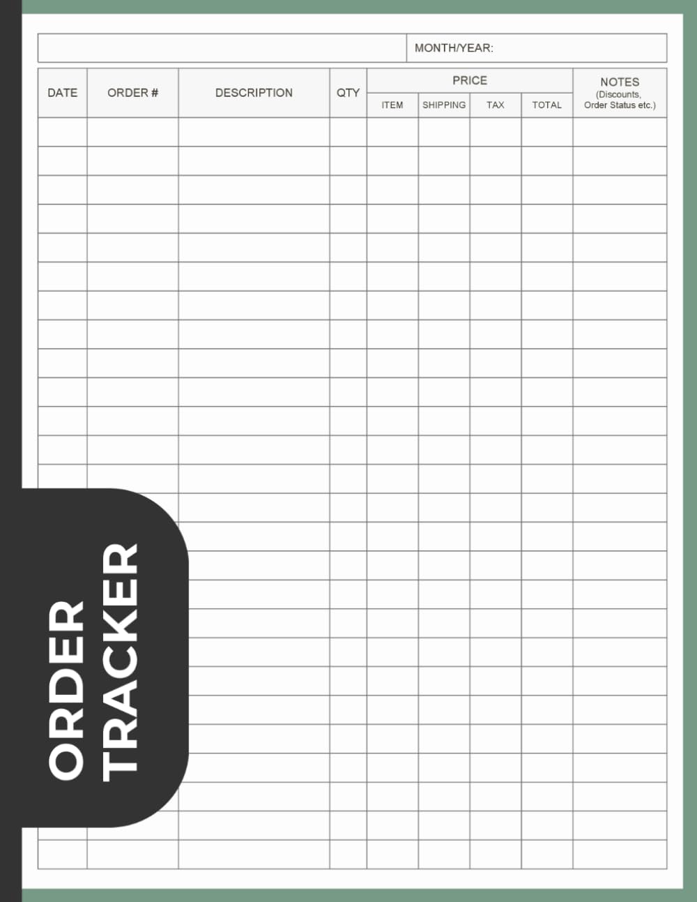 ler totalmente Order Tracker: Monitor Multiple Sales Orders Efficiently | Ideal for Small Business Owners