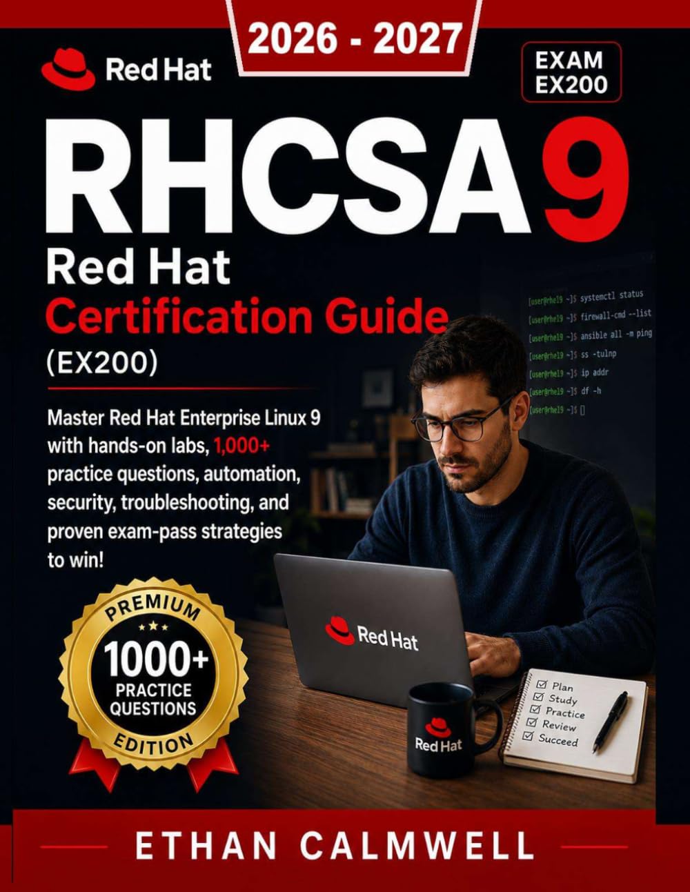 Red Hat RHCSA 9 Certification Guide (EX200): Master Red Hat Enterprise Linux 9 with hands-on labs, 1,000+ practice questions, automation, security,... and proven exam-pass strategies to win baixar o livro de graça