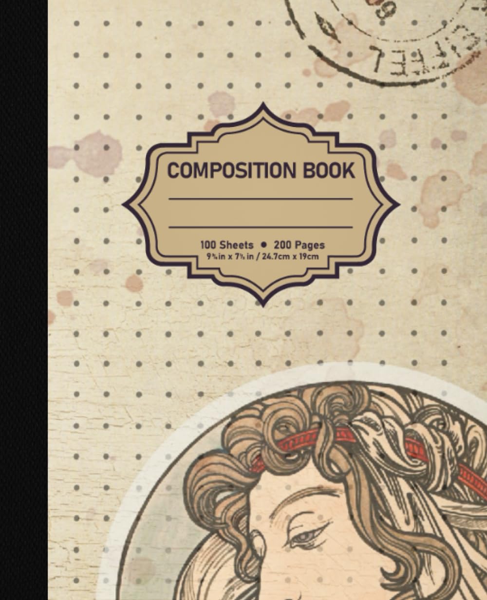 capítulo por capítulo baixar Composition Notebook College Ruled: Vintage Junk Journal Illustration |Vintage Ephemera Old Paper Aesthetic Journal For School, College, Office, Work