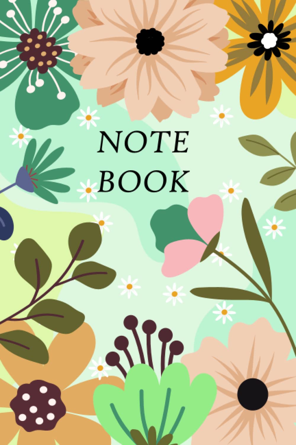 Notebook: Floral lined notebook, A 6 x 9-inch daily book for girls, boys and adults baixar livro de graça