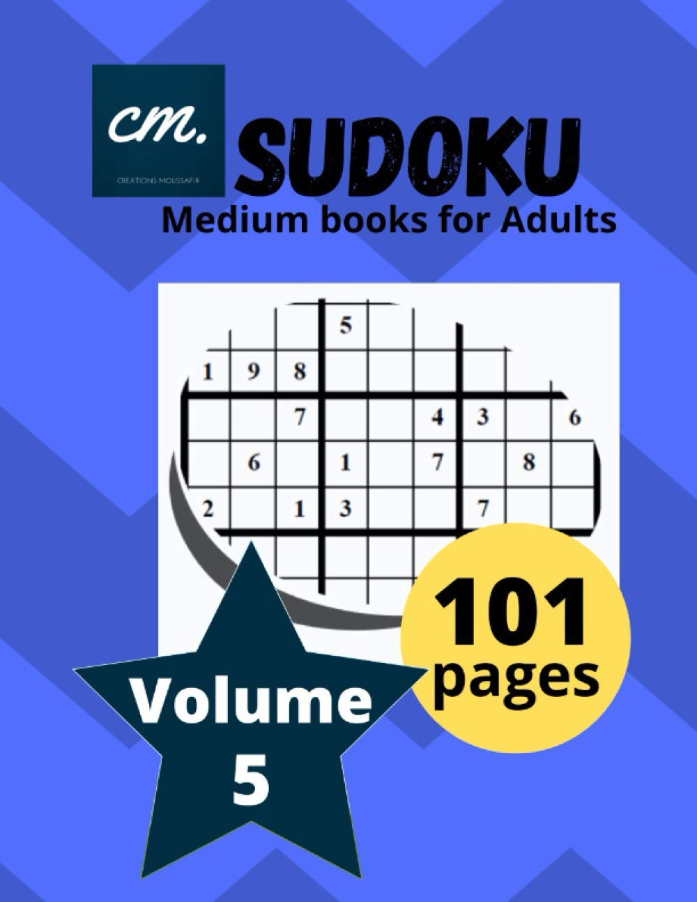 ler totalmente Sudoku Medium Books for Adults: Large Print puzzle magazine for seniors Volume 5