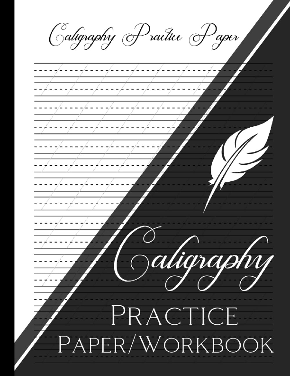 ler totalmente Caligraphy Practice Paper/Workbook: Hand Lettering Workbook for Beginners