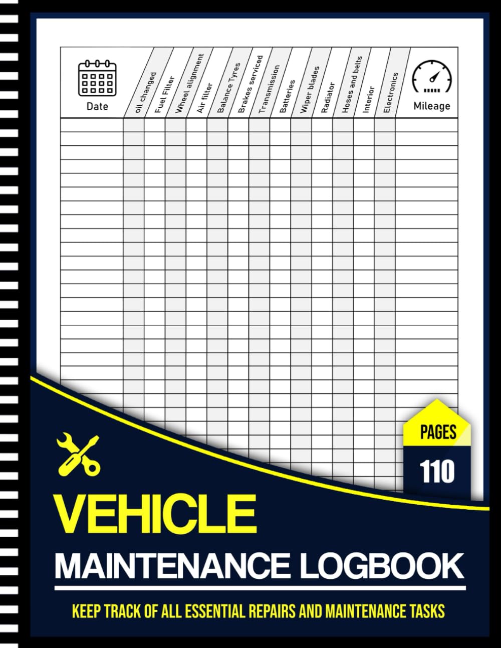 ler totalmente Vehicle Maintenance Log Book: Track Maintenance, Repairs, Fuel Costs, Oil Changes, Mileage, Tire Health, and Auto Expenses with This Organized Engine Autolog and Oil Change Logbook
