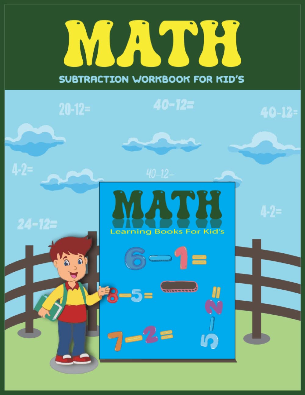 Math Subtraction Workbook: Beginner Math Book for Pre-K and Kindergarten Children Learning to Subtract, 120 pages of Subtraction, 8.5 x 11 inches baixar o livro de graça