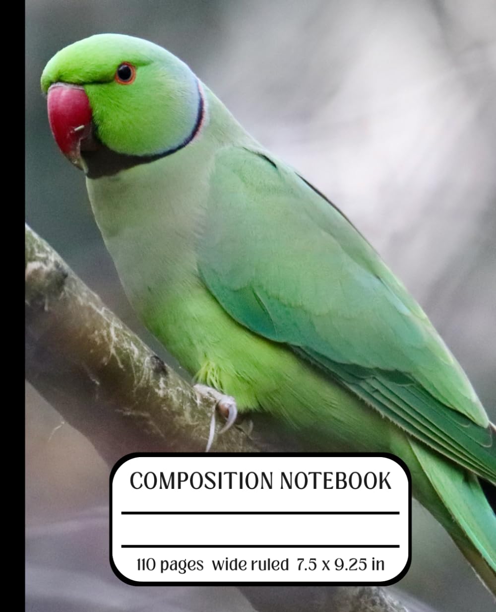 Green Parrot Composition Notebook: Wide Ruled Notebook for Ringneck Parakeet Lovers and Bird Owners | Gift for Indian Ringneck Fans, Pet Bird Enthusiasts, and Parrot Lovers | 7.5 x 9.25 in baixar livro de graça