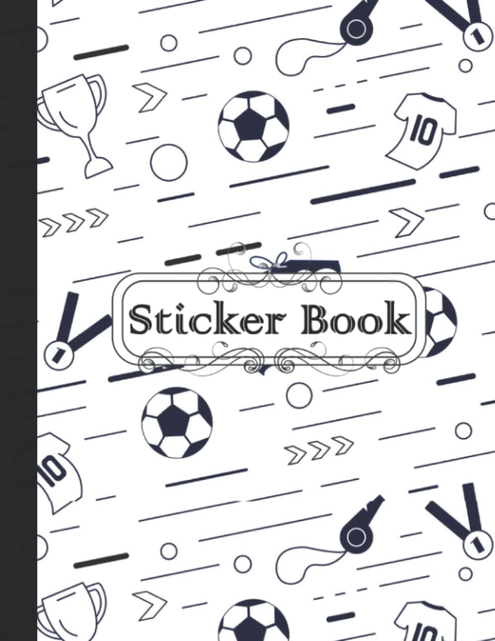 capítulo por capítulo baixar Sticker Book: Blank Sticker Book Album, Sticker Books For Girls 4-8 Blank, Sticker Album, Sticker Collecting Book For Adults, Cute Soccer Cover.