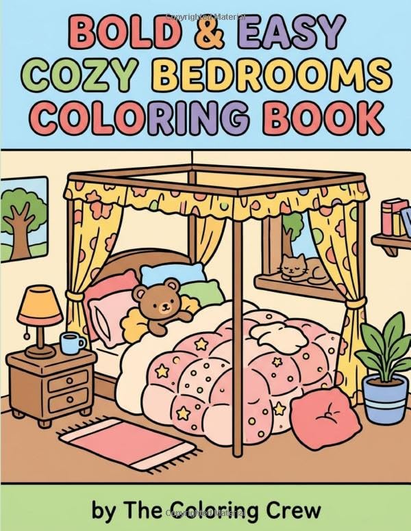 Bold & Easy Cozy Bedrooms Coloring Book baixar o livro de graça