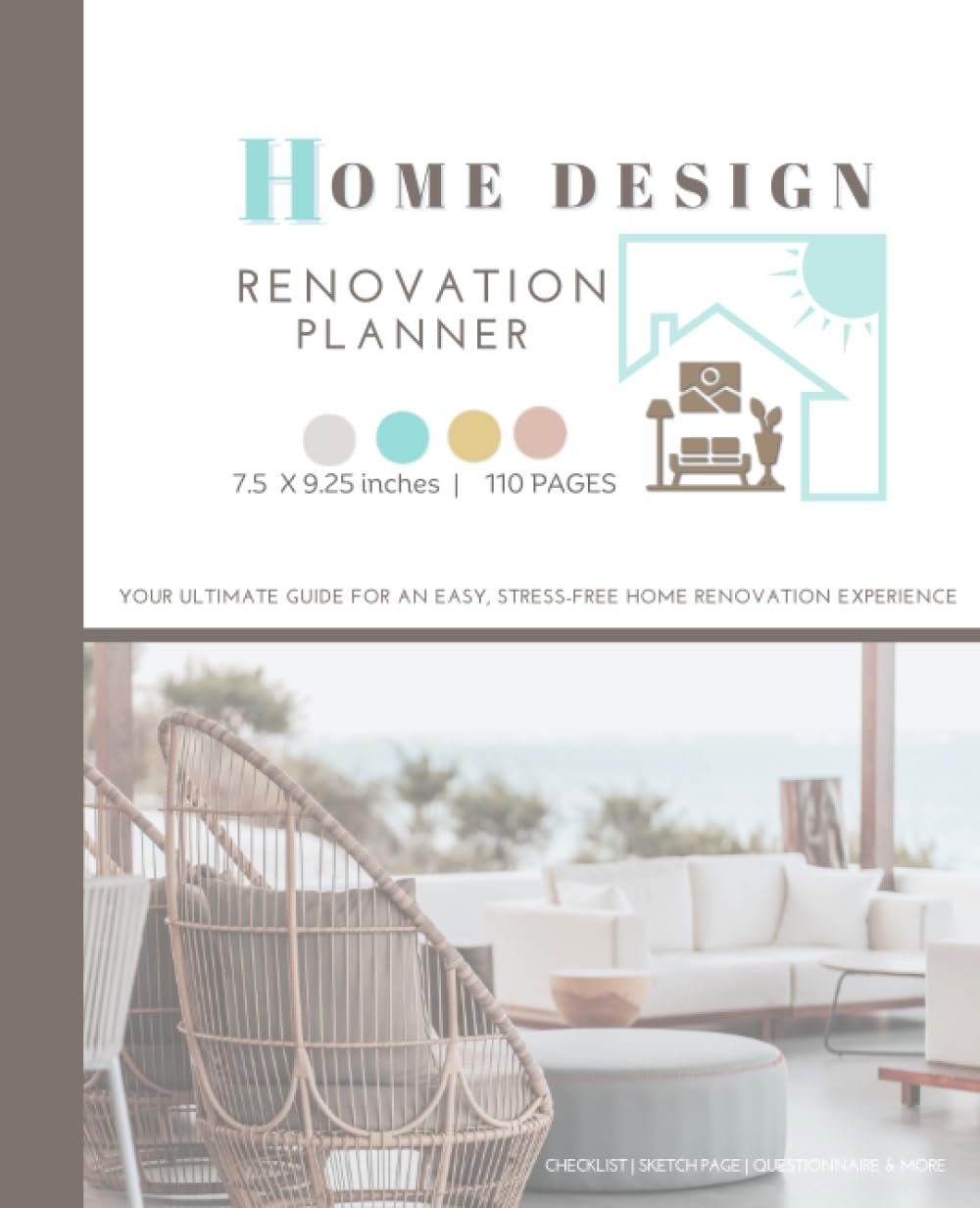 capítulo por capítulo baixar HOME DESIGN RENOVATION PLANNER: Project Planning Ideas, Sketch Design Layouts, To Do Lists, Furniture Purchases and Checklists, Notes and more