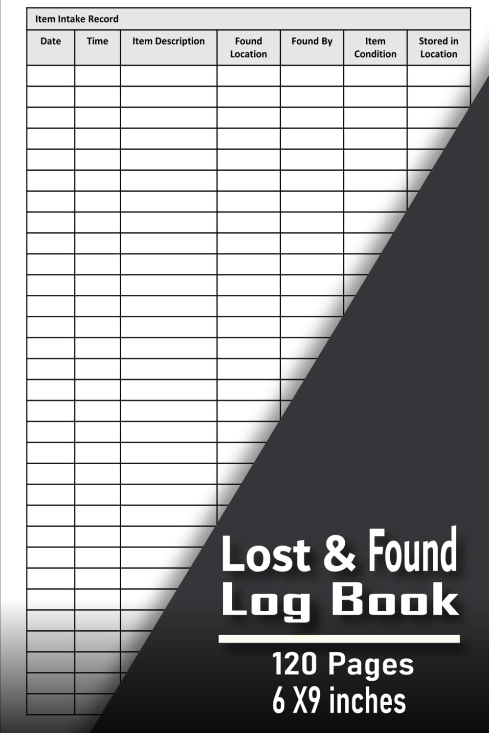 ler totalmente Lost & Found Log Book: Lost Property Logbook to Record and Track All Lost Items, Reunite Lost Items in this Handy Guide for Hotels and Resorts,120 pages,8.5 x 11 inches,