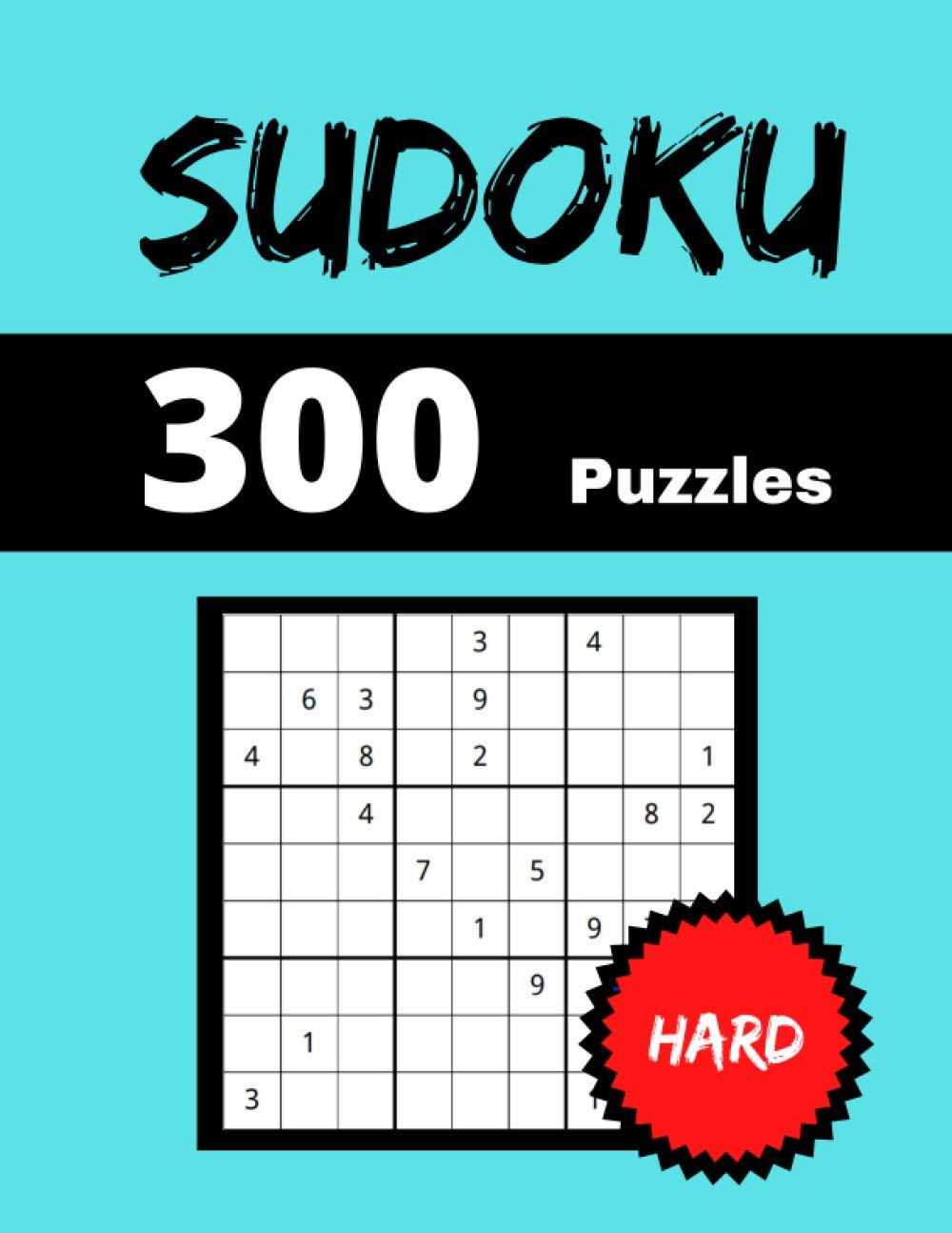 ler totalmente 300 Sudoku Puzzles Hard: Sudoku Puzzle Book 1 Per Page With Solutions
