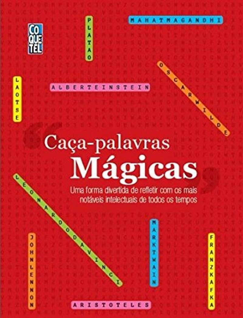 Caça palavras mágicas: Uma forma divertida de refletir com os mais notáveis intelectuais de todos os tempos baixar livro de graça