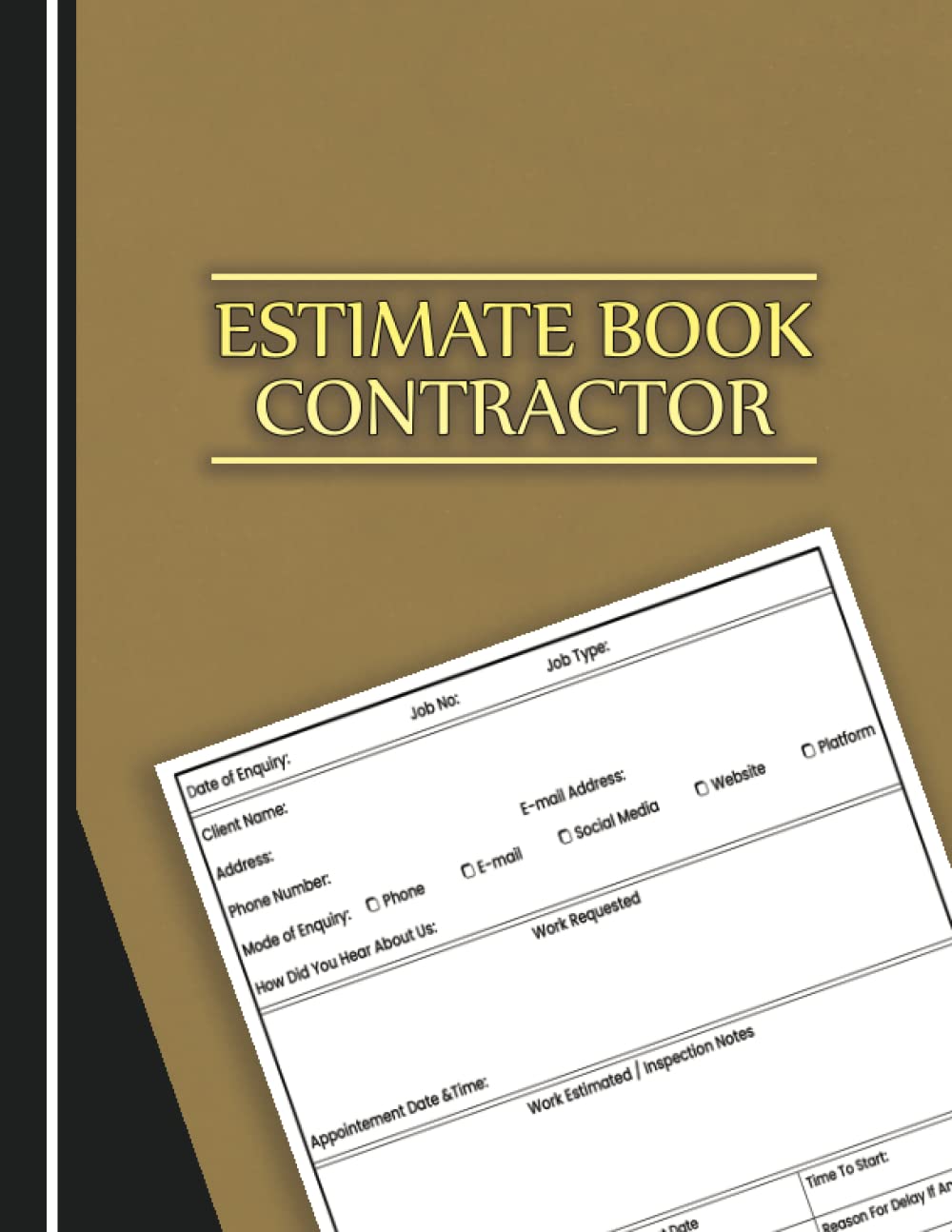 Contractor’s Estimate Log Book: Estimate Book Contractor, Job Estimate Forms for Contractors With Client Contact Log and Dot Diagram Sheets For Taking... Forms Log Book Construction (Volume 4) baixar livro de graça