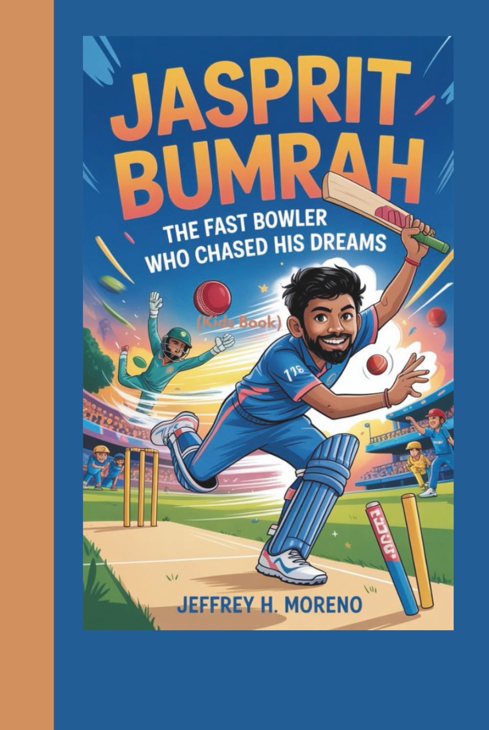 ler totalmente JASPRIT BUMRAH (Kids Book): The Fast Bowler Who Chased His Dreams