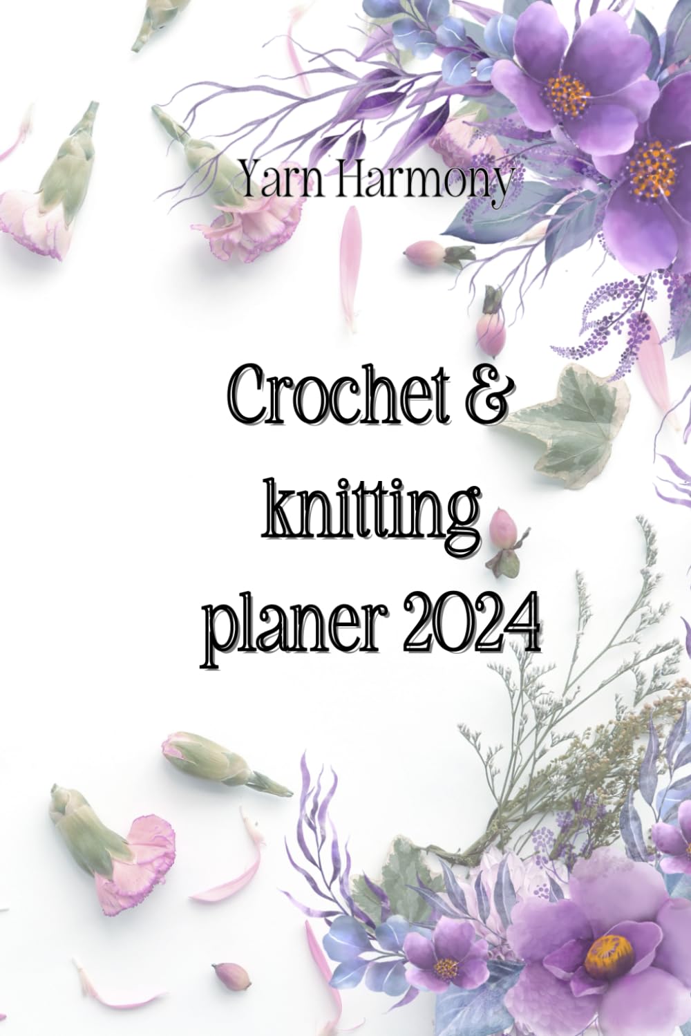 capítulo por capítulo baixar Crochet and knitting planner 2024: Callendar 2024, Monthly journal crochet days from January 2024 To December 2024
