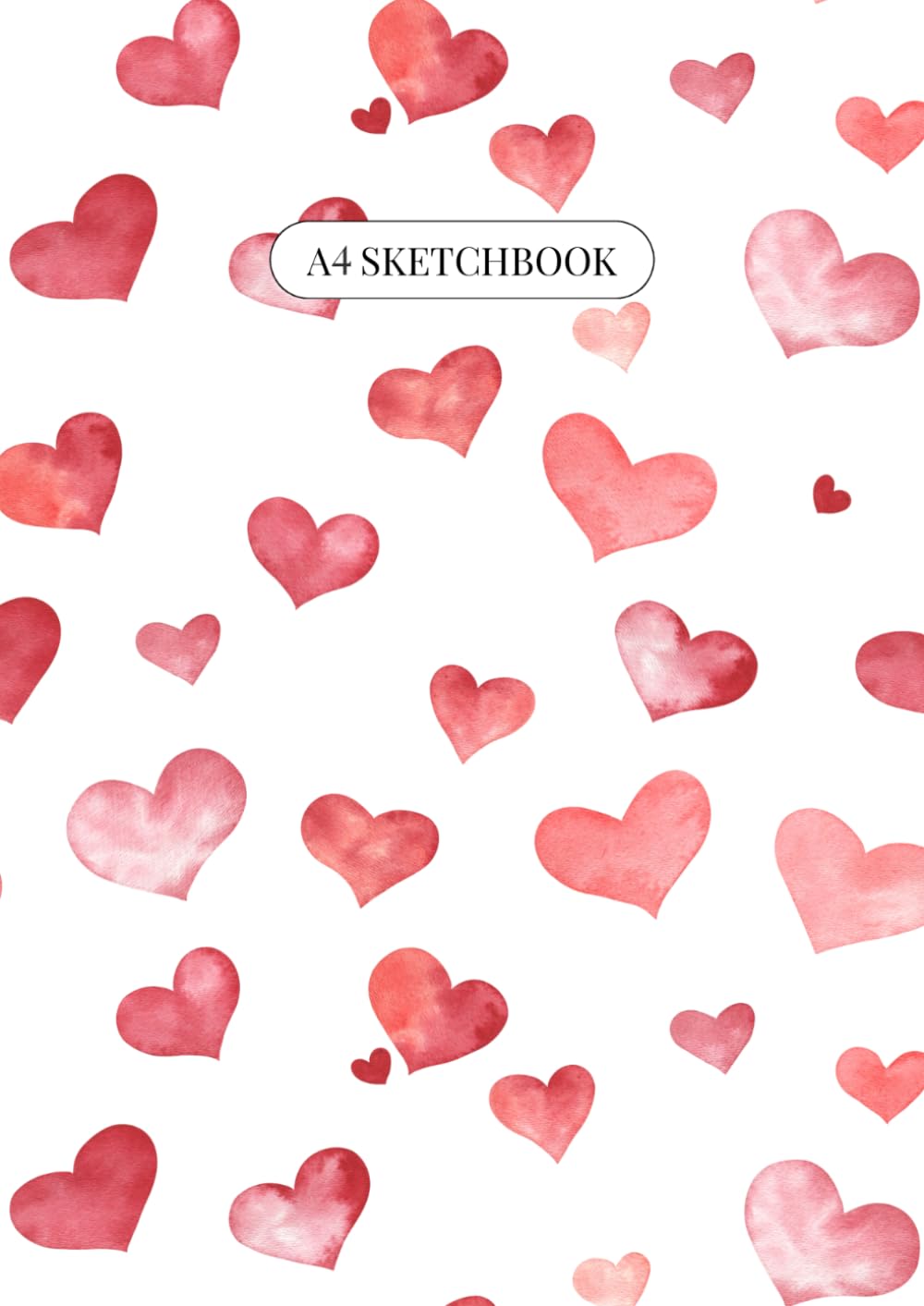 capítulo por capítulo baixar Watercolour Hearts A4 Sketchbook: 100 Blank Pages | A4 - 21 cm x 29.7 cm / 8.27 in x 11.69 in | Matte Paperback Cover (Noodling Designs Watercolour Hearts Range)