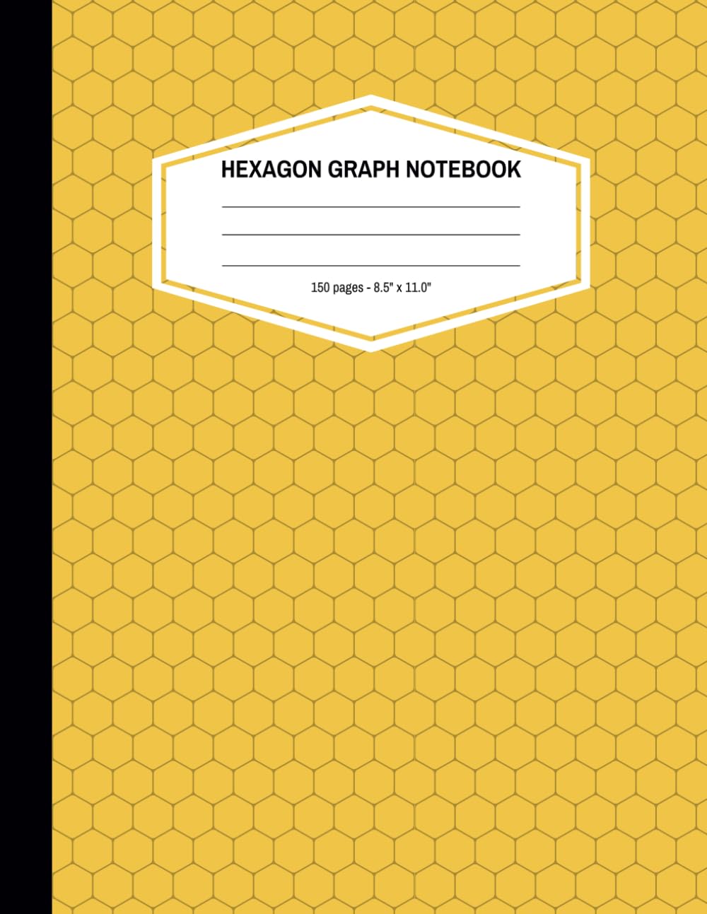 Hexagon Paper Composition Notebook: Hex Graph Paper (Large Hexagon) | 150 Sheets | 8.5 x 11'' | YELLOW baixar o livro de graça