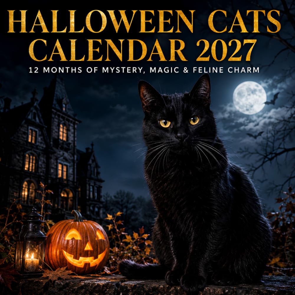 Halloween Cats Calendar 2027: 12 Months of Mystery, Magic & Feline Charm baixar livro de graça