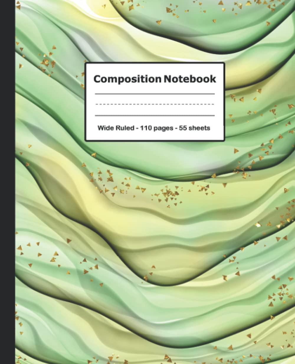 Composition Notebook: Wide Ruled Paper Notebook Journal | Pretty Gold Turquoise Liquid Marble | Blank Wide Lined Workbook for Girls Boys Kids Teens... To do list, Notes taking, Drawing and more baixar livro de graça