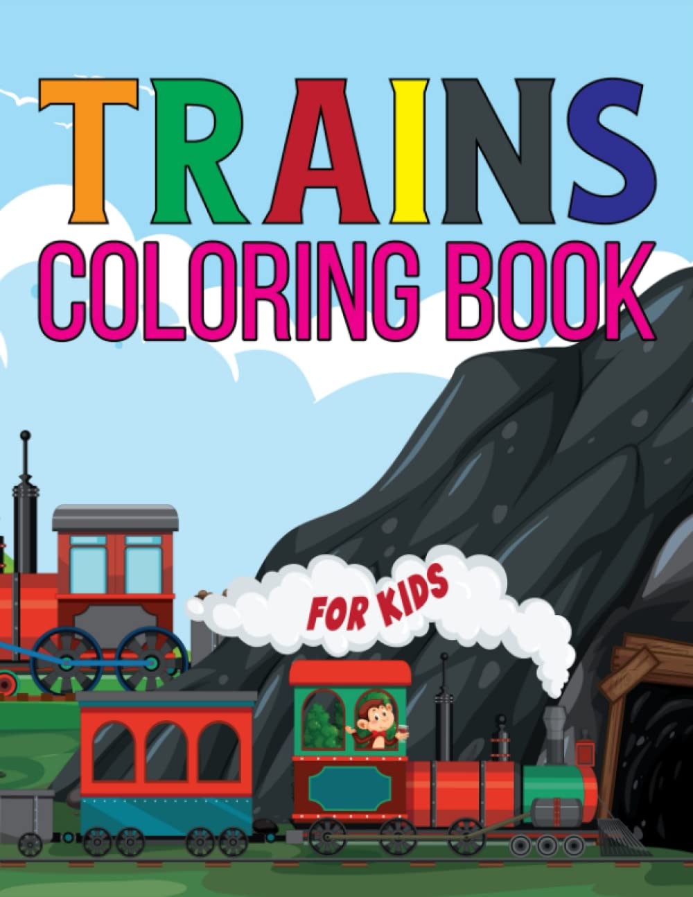 Trains Coloring Book for Kids: Beautiful Train Designs Preschoolers, Kindergarten, Girls And Boys. baixar o livro de graça