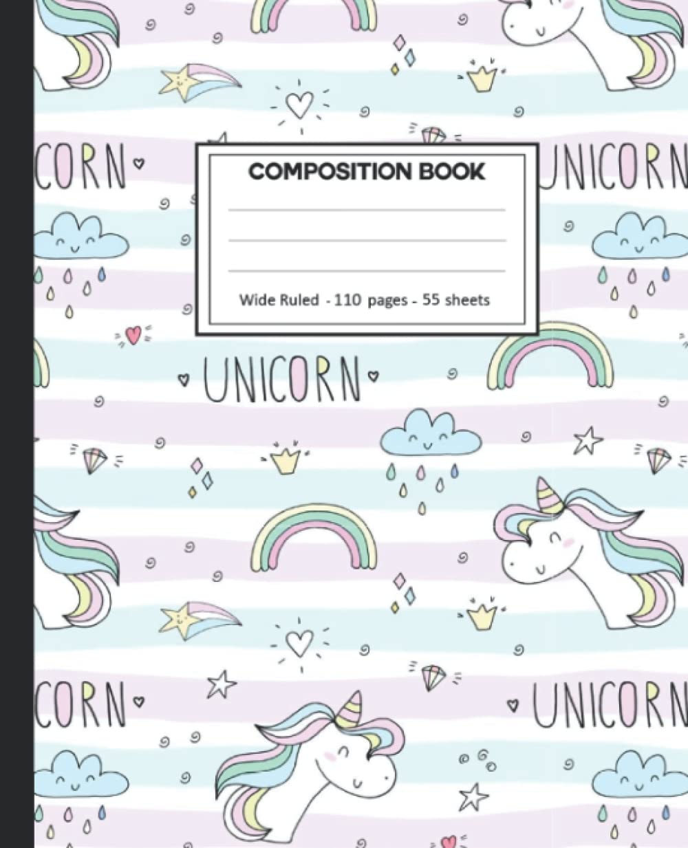 capítulo por capítulo baixar Composition Notebook: College Ruled: 110+ Lined Pages Writing Journal: Pony on White.