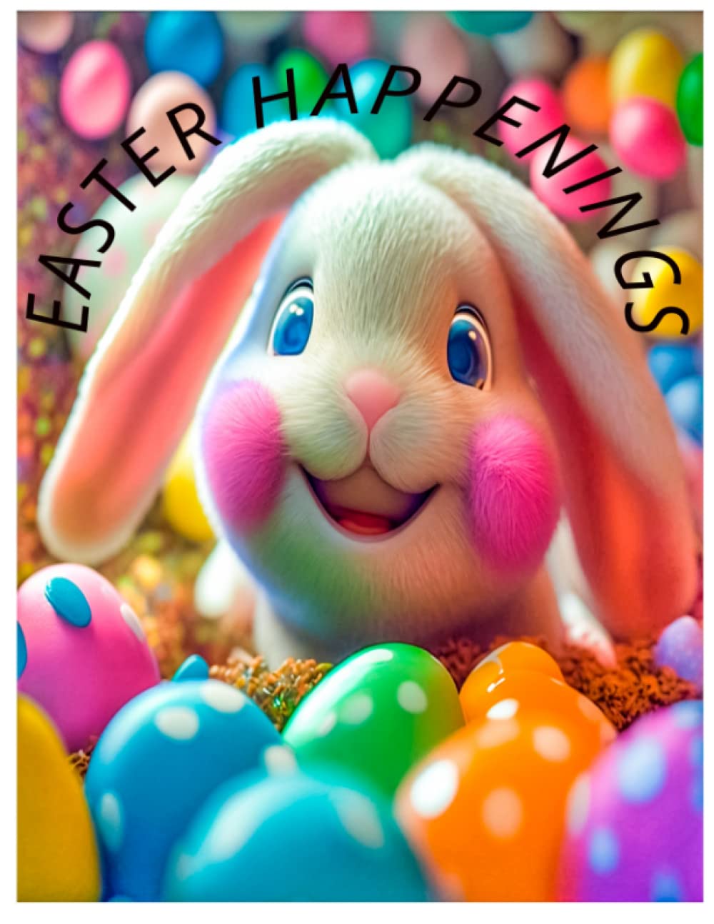 Easter Happenings Coloring book-Color some of the cutest pages: coloring book has 25 unique coloring pages wait a this book belongs to page.: Coloring book for ages 4-8 baixar o livro de graça