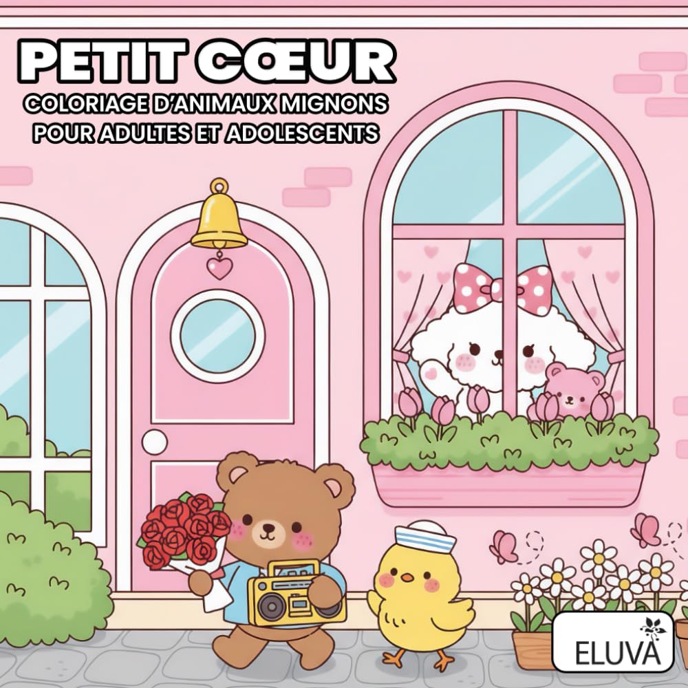 capítulo por capítulo baixar Sweetheart Petit Cœur: Coloriage d’animaux mignons pour adultes et adolescents – Thème Saint-Valentin