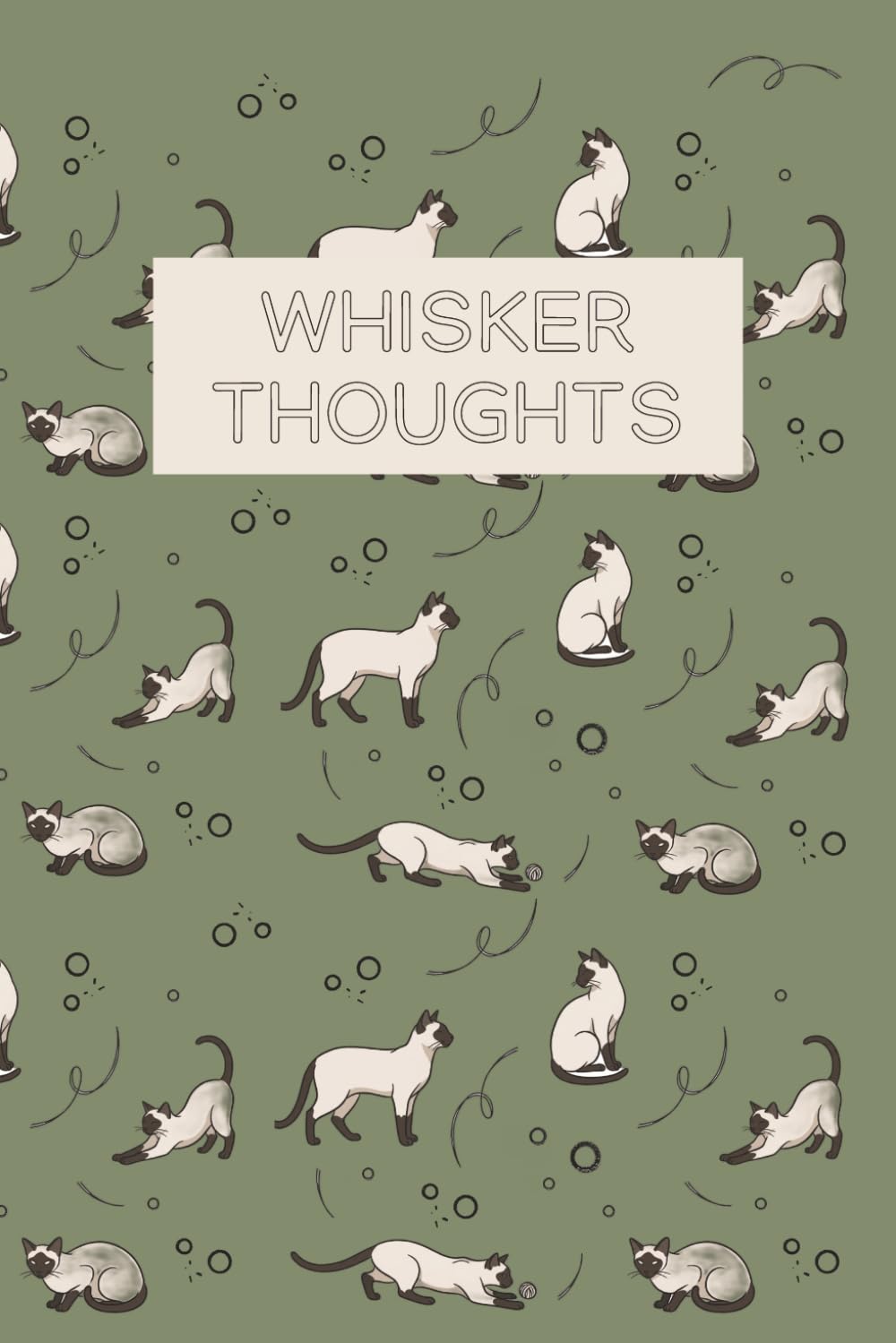 Whisker Thoughts: Siamese Cat Notebook: Cute Aesthetic Lined Journal for Siamese Cat Lovers, Owners & Writers (140 lined cream Pages, 6 x 9 Inches, Matte Cover) baixar livro de graça