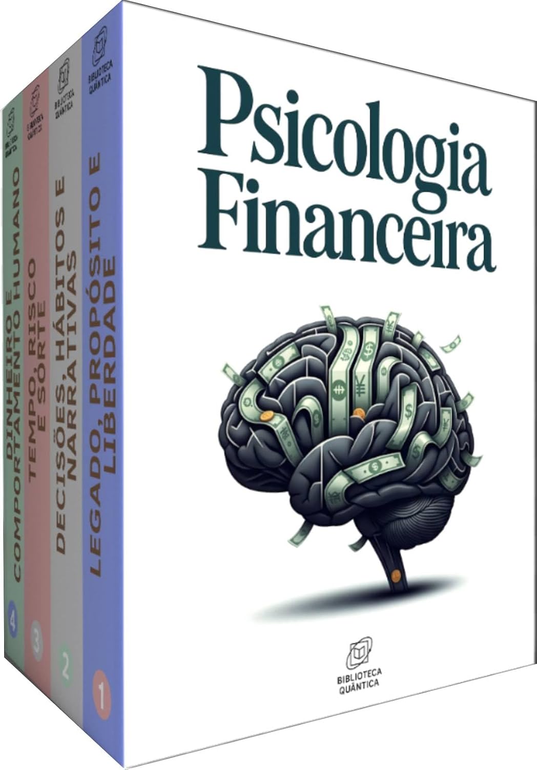 ler totalmente Biblioteca de Psicologia Financeira - 4 Livros - Decisões, emoções e escolhas que moldam sua vida financeira: Entre razão e emoção: construindo uma vida financeira equilibrada