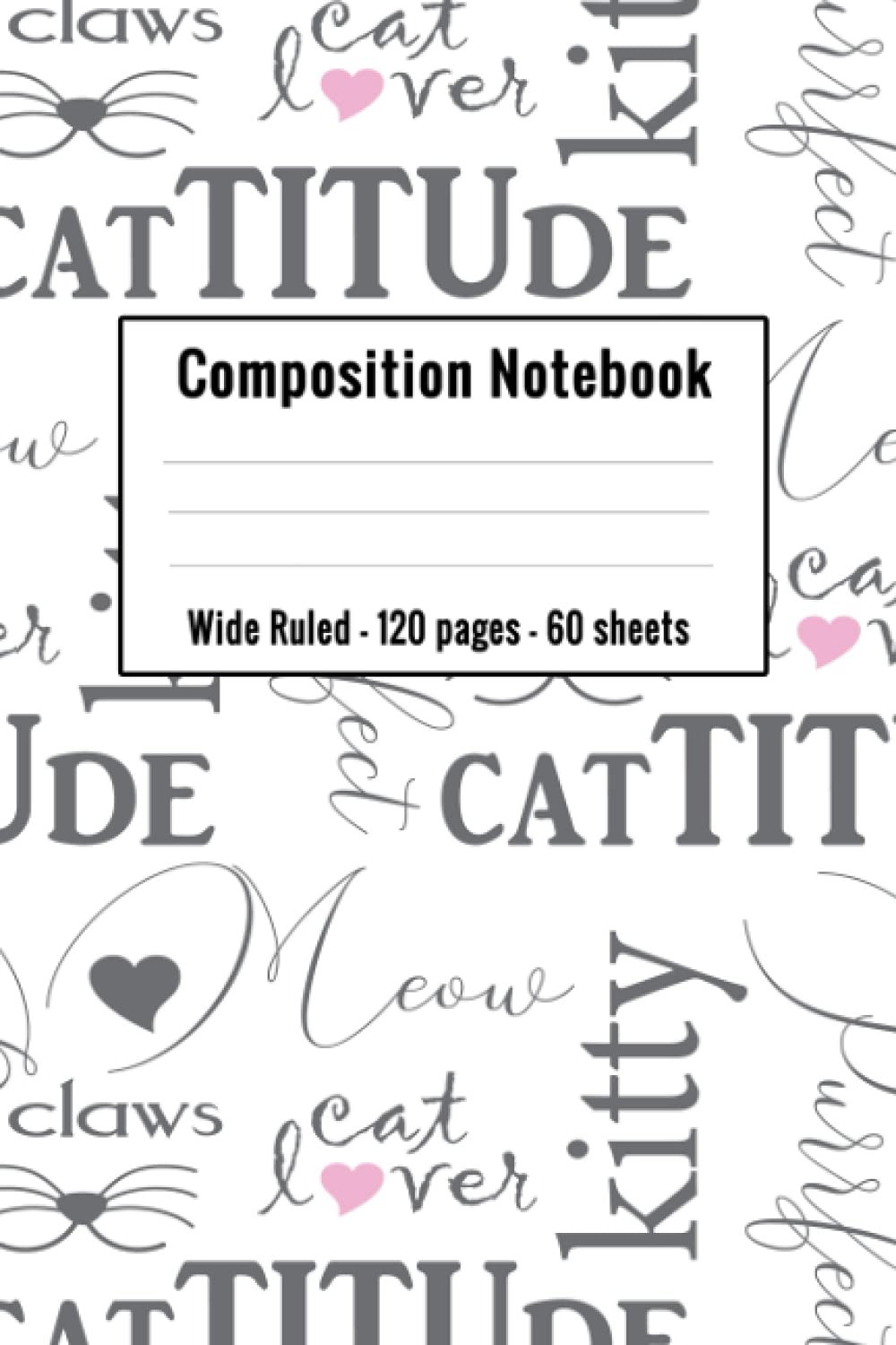 cat composition notebook wide ruled: cat notebook for kids and girls | (Composition Book, Journal) (6 x 9) baixar livro de graça