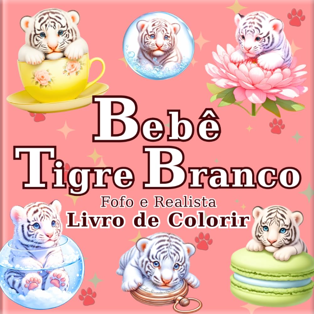 ler totalmente Bebê Tigre Branco: Livro de Colorir de Tigres Brancos Fofos e Realistas para Adultos: 50 belas ilustrações para um momento relaxante e de alívio do... (A Jornada do Artista em um Mundo Minúsculo)