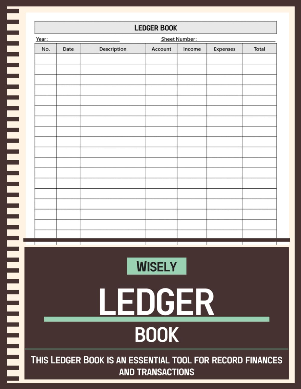Ledger Book: Income and Expense Log Book, Accounting Ledger For Small Business and Personal Finance for Bookkeeping baixar livro de graça