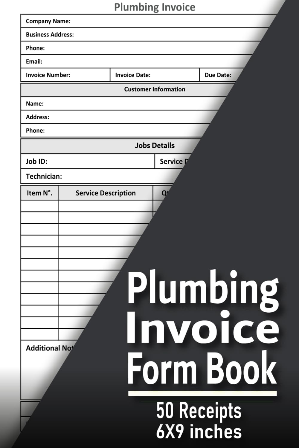 Plumbing Invoice Form Book: Plumber Estimating Sheets – Work Order Receipt Logbook | Job Estimate & Repair Cost Record Tracker | Service Call Invoice... Details Easily | 6x9 inches| 100 Page baixar o livro de graça