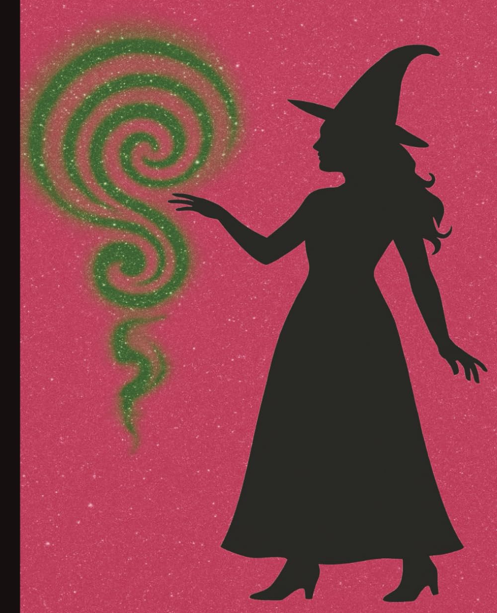 capítulo por capítulo baixar Journal: Magical Witch Silhouette Notebook with Green & Pink Glitter Swirl for Theater Fans, Fantasy Lovers, and Creative Writing