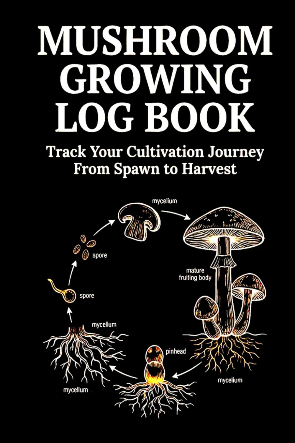 Mushroom Growing Log Book: Track Your Cultivation Journey From Spawn to Harvest: 50 Batch Templates with Daily Observation Logs, Harvest Trackers & Quick Reference Guides for Home Cultivators baixar o livro de graça