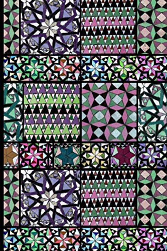 InspirationzStore Notebooks: Discreet Internet Password Book Organizer with Colorful Mosaic Tiles cover - A5 Notebook Logbook website login details & username keeper Online Accounts manager baixar o livro de graça
