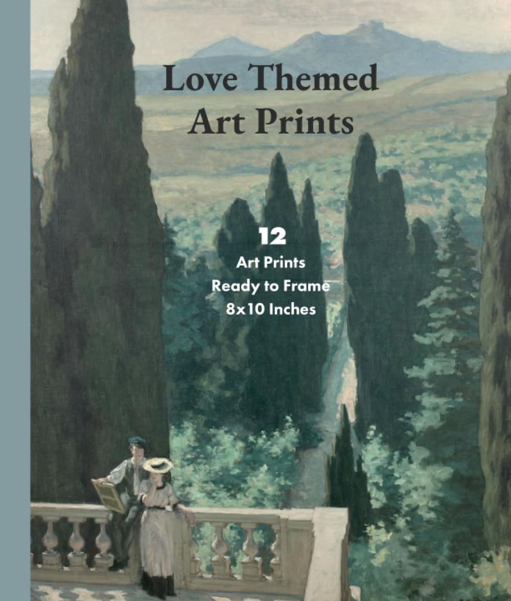 Love Themed Art Prints: 12 Art Prints Ready to Frame 8x10 Inches