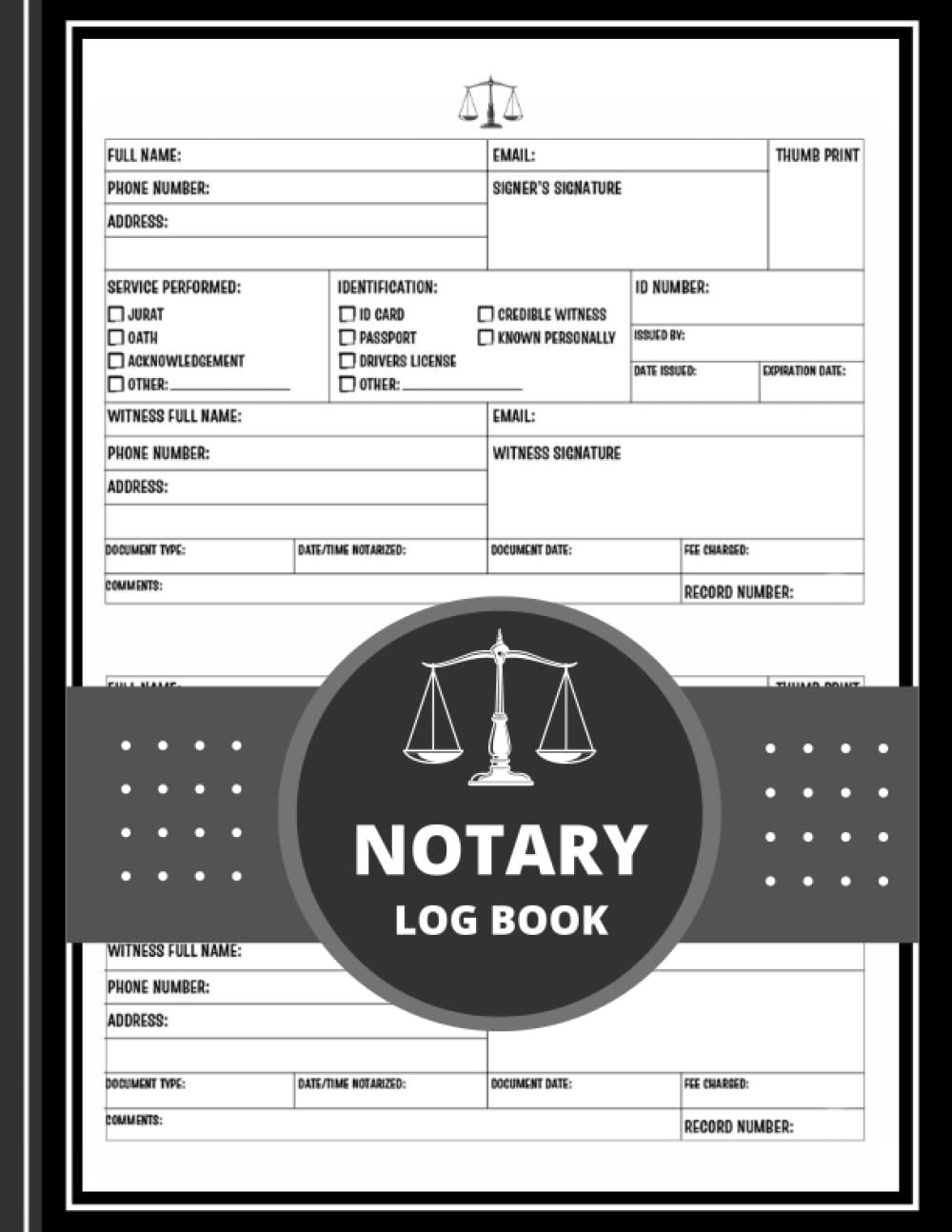 capítulo por capítulo baixar Notary Journal: Official Notary Log Book To Record Notarial Acts