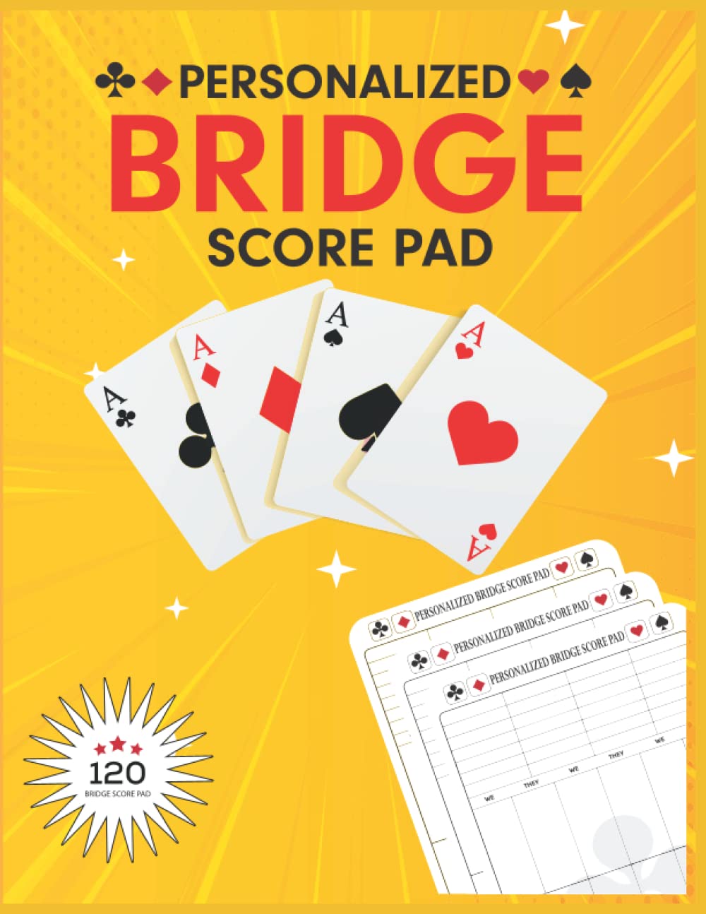 Personalized Bridge Score Pads: with Game Instructions & Trick Values for Scorekeeping Bridge Scorebook Score Cards Game Record Keeper Book baixar livro de graça