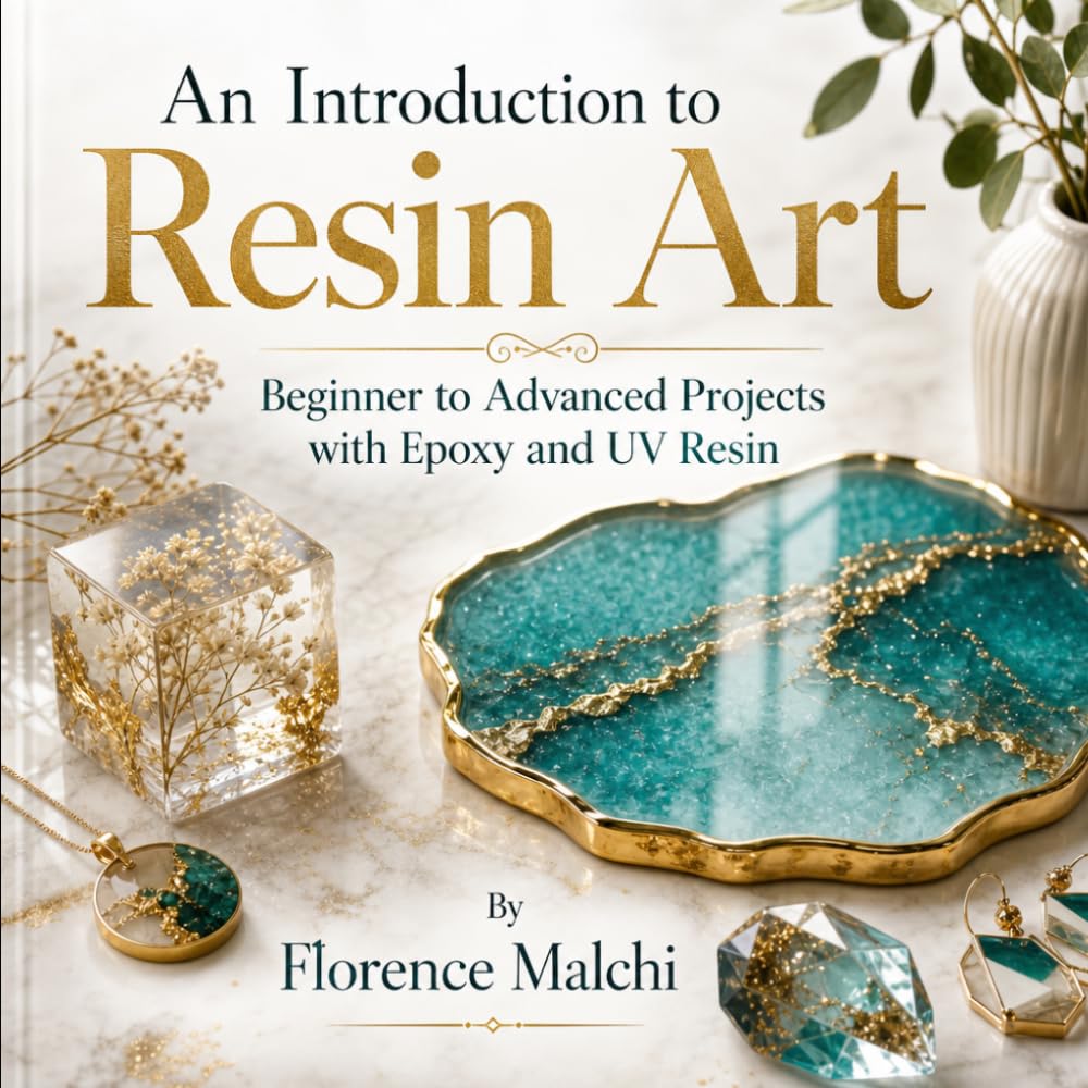 ler totalmente An Introduction to Resin Art: Beginner to Advanced Projects with Epoxy and UV Resin: A Step-by-Step Crafting Guide for Creating Stunning Coasters, Jewelry, Ocean Art, and Geodes Safely: 9