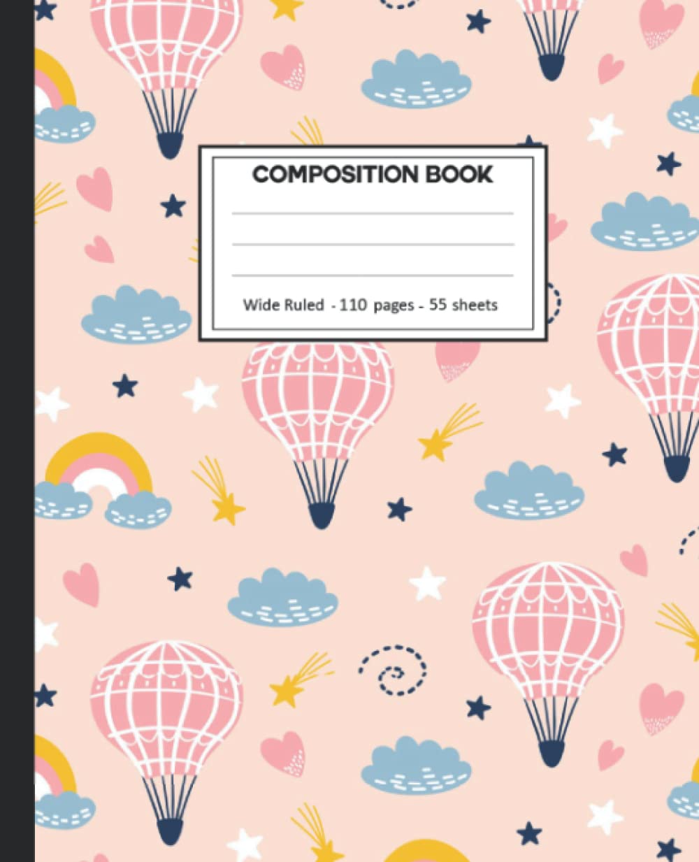 ler totalmente Composition Notebook: Balloons Wide Ruled Blank Lined Composition Book Journal (7.5 x 9.25 in) Cute Notebooks for Girls Teens Kids School Planner Diary Writing Notes.