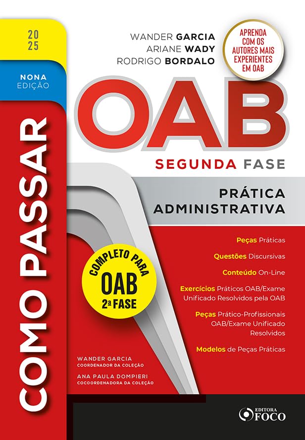 Como Passar na OAB 2ª Fase - Prática Administrativa - 9ª Ed - 2025 baixar livro de graça